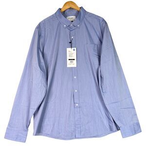 Ministry Of‎ Supply Gemini Woven Shirt Mens Sz XXL Standard Blue Preppy Business